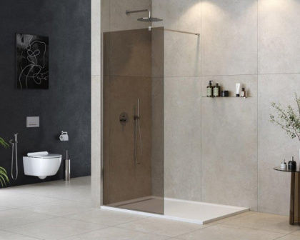 LIBERTA-L-1-90-120-C-Cr Душевая перегородка с односторонним входом 900x1200x1950 мм