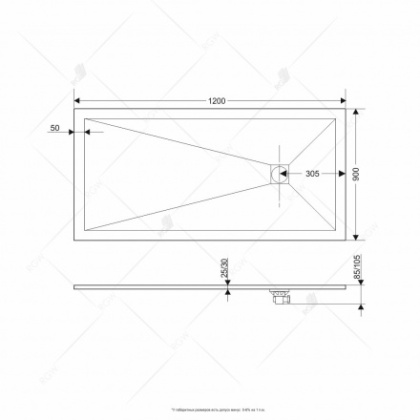 Душевой поддон прямоугольный RGW ST-W Белый (Комплект)  900x1200 Душевой поддон прямоугольный RGW ST-W Белый (Комплект)  900x1200