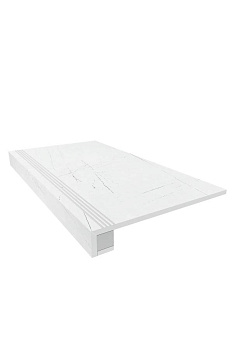 Комплект (Ступень VS01 (33x120) непол. (прямоугол. бортик)+ Подступенок (14,5x120)) Комплект (Ступень VS01 (33x120) непол. (прямоугол. бортик)+ Подступенок (14,5x120))