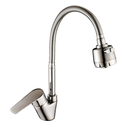 Смеситель Rossinka S35-26 для кухни с гибким изливом