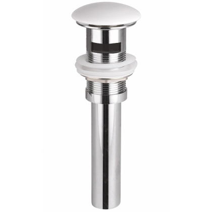 Донный клапан c переливом с керамической накладкой с системой "Click-Clack"