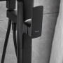 Смеситель для ванны с душем Allen Brau Infinity 5.21009-31 (с внутренней частью) черный матовый Смеситель для ванны с душем Allen Brau Infinity 5.21009-31 (с внутренней частью) черный матовый