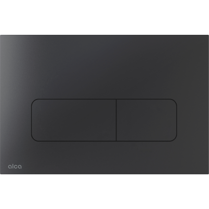 Кнопка управления для скрытых систем инсталляции, нержавеющая сталь-черный мат