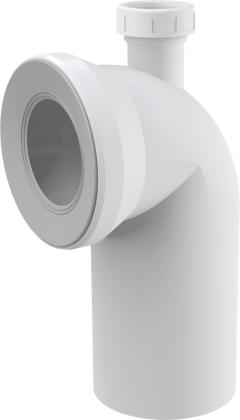 Колено для унитаза с присоединением DN40 - колено 90° 