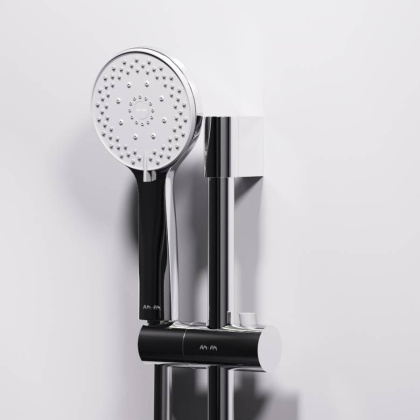 W94C-401A-090MT X-Joy Deep кабина душевая  90x90, 1/4 круга,  профиль мат.хром, стекло прозрачное