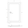 Передняя панель SMC поддона CEZARES TRAY-M-AH-140/90-SCR Передняя панель SMC поддона CEZARES TRAY-M-AH-140/90-SCR