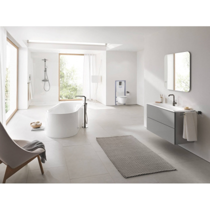 Сиденье для унитаза с микролифтом, GROHE Essence Ceramic, альпин-белый, (39577000)