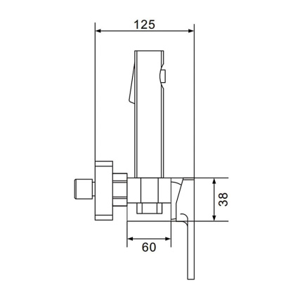 Смеситель с гигиеническим душем Shevanik S96 S9605-1