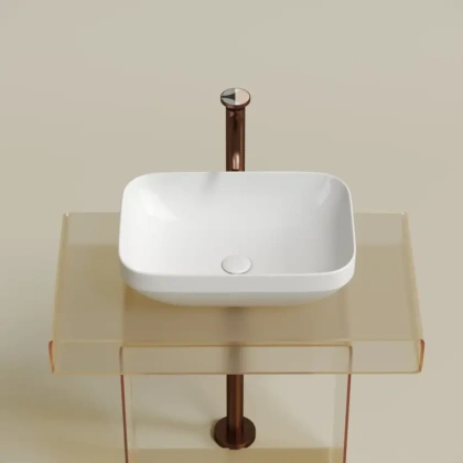 Умывальник чаша накладная прямоугольная Element 500*359*145мм