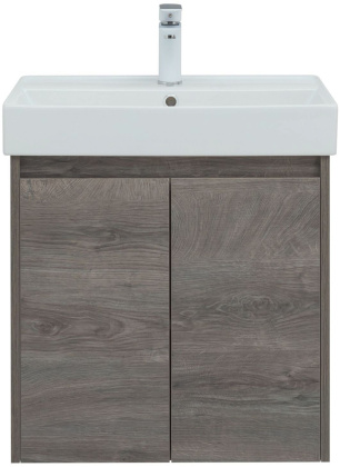 Тумба под раковину Aquanet Nova Lite 60 дуб рошелье (2 дверцы)