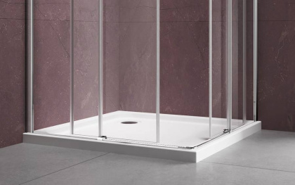 Душевой уголок Dice VSS-4D900CL, 900*900, хром, стекло прозрачное Душевой уголок Dice VSS-4D900CL, 900*900, хром, стекло прозрачное