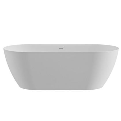 CZR-RELAX-150-75-57-SSB Ванна из искусственного камня Solid Surface 1500х750х570 Исполнение: Белый матовый  CZR-RELAX-150-75-57-SSB Ванна из искусственного камня Solid Surface 1500х750х570 Исполнение: Белый матовый