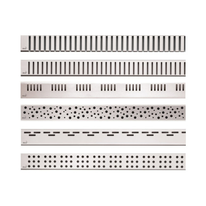 Решетка для водоотводящего желоба, нержавеющая сталь-мат