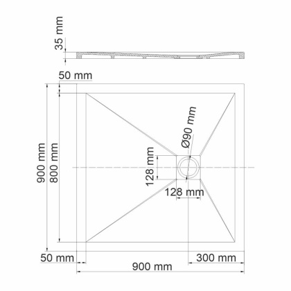 Dill 61T03 Душевой поддон Wasserkraft Dill 61T03 Душевой поддон Wasserkraft