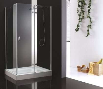 BERGAMO-W-AH-1-120/100-C-Cr-L Душевой уголок BERGAMO-W-AH-1-120/100-C-Cr-L Душевой уголок