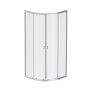 W88G-205-080MT64 X-Joy Twin Slide,  Душевое ограждение без  поддона, 80x80, профиль мат Хром W88G-205-080MT64 X-Joy Twin Slide,  Душевое ограждение без  поддона, 80x80, профиль мат Хром