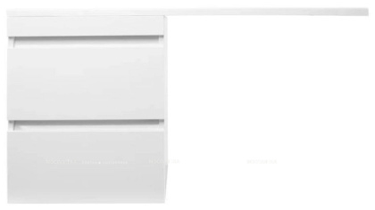 Тумба с раковиной подвесная Style Line Даллас 110 R Люкс PLUS, белая сс-00000704-00000439, компл Тумба с раковиной подвесная Style Line Даллас 110 R Люкс PLUS, белая сс-00000704-00000439, компл