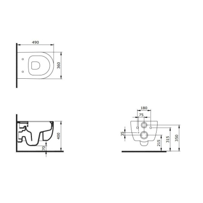 Подвесной унитаз Allen Brau Priority 4.31002.20
