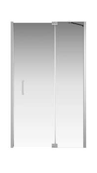 Душевая дверь Creto Tenta 123-WTW-120-C-CH-8 стекло прозрачное EASY CLEAN, профиль хром, 120х200 см