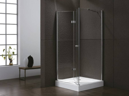 Душевой уголок ELENA-ASH-1-100/90-P-Cr-L ELENA-W-ASH-1-100/90-P-Cr-L Условные размеры, мм:1000x900x1950 Габариты с диапазоном регулировок, мм:(980-1000)x(880-900)x1950 