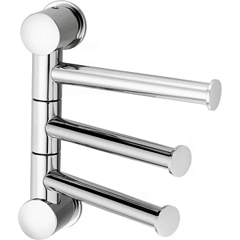 K-1053GUN METAL Держатель полотенец тройной