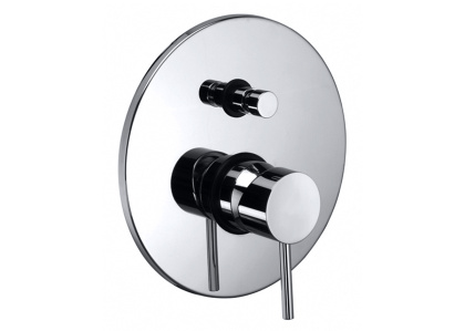 Смеситель встраиваемый для ванны с душем Paffoni Light LIG015ST (с внутренней частью)