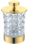 Стакан для ватных дисков Золото_Комплект 10215 Boheme
