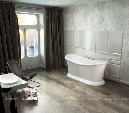 Акриловая ванна BELBAGNO BB09, 1700x740x600 Акриловая ванна BELBAGNO BB09, 1700x740x600