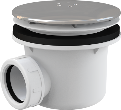 Сифон для душевого поддона, металл LUX