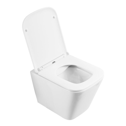 ARDENTE-R Унитаз подвесной безободковый, с сиденьем дюропласт soft close, BB520CHR/SC