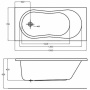Акриловая ванна Cersanit Nike 150x70 63346 Акриловая ванна Cersanit Nike 150x70 63346