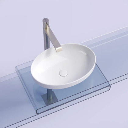 Умывальник чаша накладная овальная Element 502*363*145мм