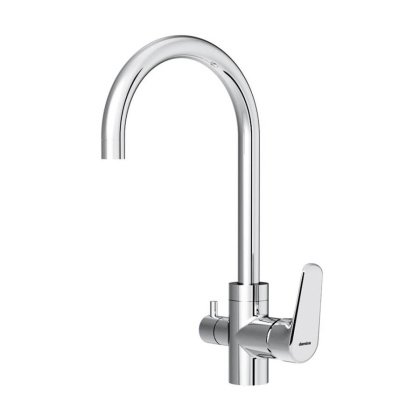 400730000 Merkur, Смеситель Для кухни с каналом для питьевой воды, Хром