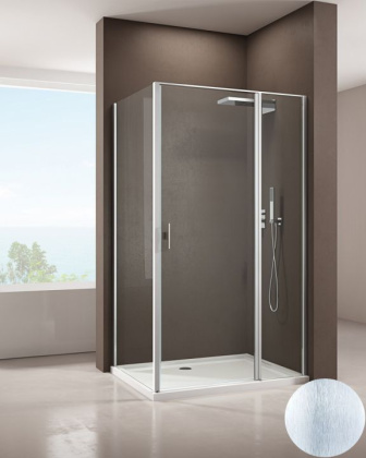 Душевой уголок Allen Brau Priority 140x100 3.31011.BA + 3.31020.BA серебро браш Душевой уголок Allen Brau Priority 140x100 3.31011.BA + 3.31020.BA серебро браш