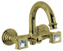Смеситель OLIMP-VD-03/24-O Исполнение: Золото 24 карат, Ручки: Металл