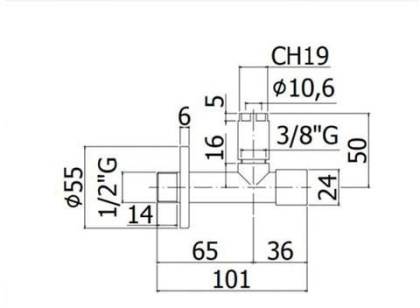 Кран-фильтр нижнего подключения Paffoni ZACC204NO черный матовый