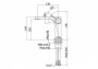Смеситель для раковины Paffoni Rock RO071CR