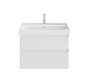 CUB.70.2/WHT.M Тумба CUBO подвесная с ящиками 70, белая матовая CUB.70.2\WHT.M