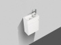 Тумба с раковиной подвесная с дверкой BelBagno PIETRA MINI 40-R Stucco Cemento, раковина белая Тумба с раковиной подвесная с дверкой BelBagno PIETRA MINI 40-R Stucco Cemento, раковина белая