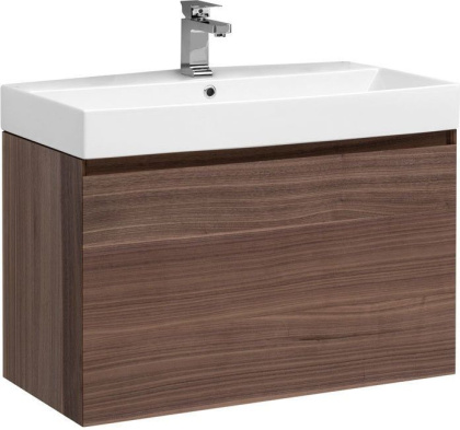 Тумба под раковину Aquanet Нью-Йорк 85 орех Тумба под раковину Aquanet Нью-Йорк 85 орех