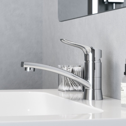 770220000 Origin Bit, Смеситель для умывальника с поворотным изливом