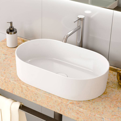 Умывальник Point Виктория 53 PN43061 овальный, белый