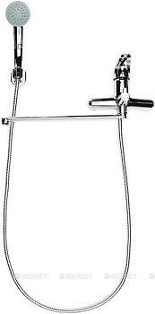 Смеситель для ванны OneLife P01-218cr с душ.набором, полимерный Смеситель для ванны OneLife P01-218cr с душ.набором, полимерный