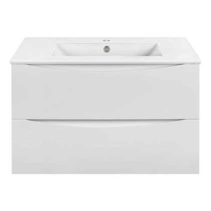 База под керамическую раковину Mia 800 подвесная, 2 выкатных ящика soft close, G.White