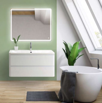 Тумба с раковиной подвесная BelBagno ALBANO 120 Pino Scania, раковина белая Тумба с раковиной подвесная BelBagno ALBANO 120 Pino Scania, раковина белая