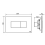 Сет: OLI 120 ECO Sanitarblock pneumatic+Панель KARISMA, хр. гл. + Унитаз Point Вега PN41711 Сет: OLI 120 ECO Sanitarblock pneumatic+Панель KARISMA, хр. гл. + Унитаз Point Вега PN41711