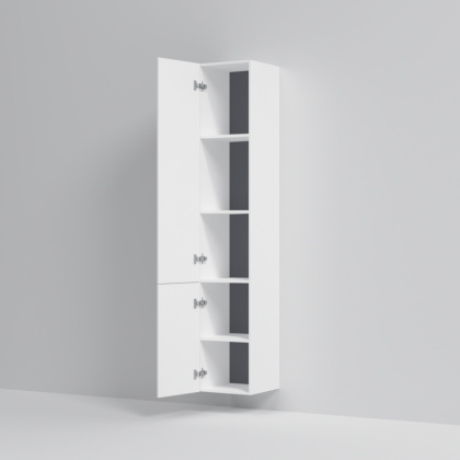 Шкаф-колонна подвесной левый, 163х30х32 см, белый, M90CHL0306WG GEM