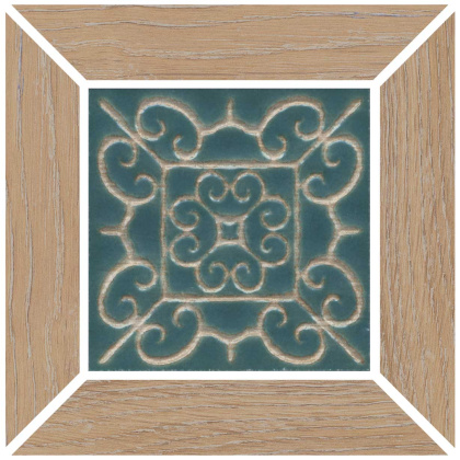 Вставка Тровазо наборный бежевый матовый 13x13x0,9 Вставка Тровазо наборный бежевый матовый 13x13x0,9