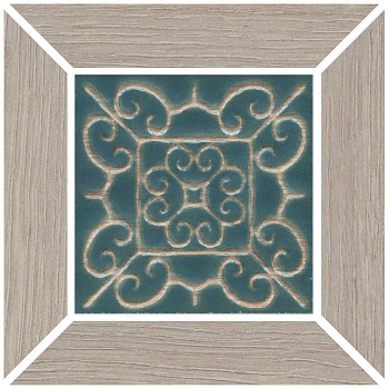 Вставка Тровазо наборный серый матовый 13x13x0,9 Вставка Тровазо наборный серый матовый 13x13x0,9