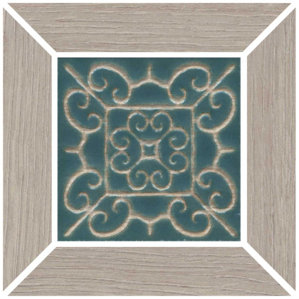 Вставка Тровазо наборный серый матовый 13x13x0,9 Вставка Тровазо наборный серый матовый 13x13x0,9